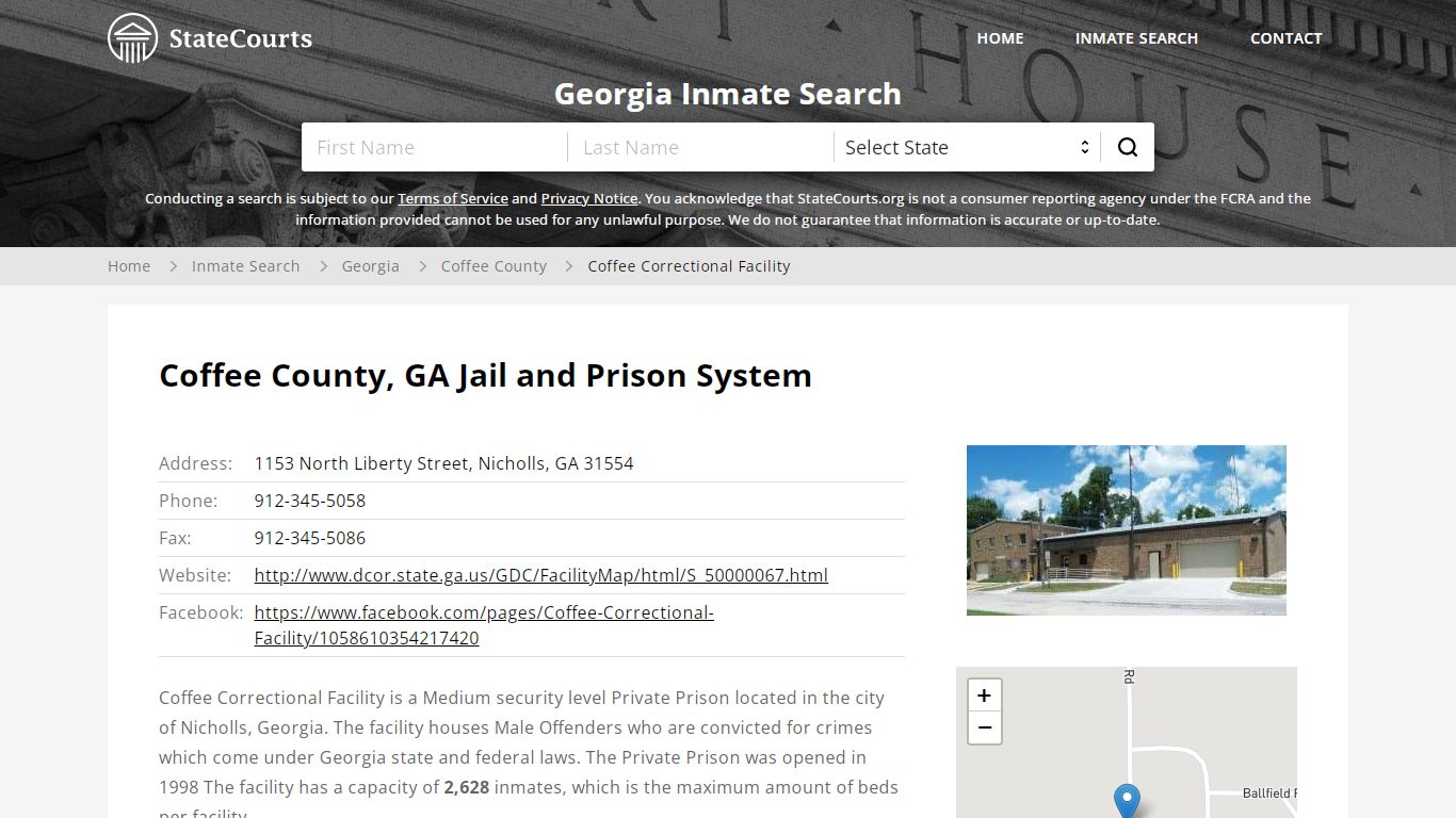 Coffee Correctional Facility Inmate Records Search ...